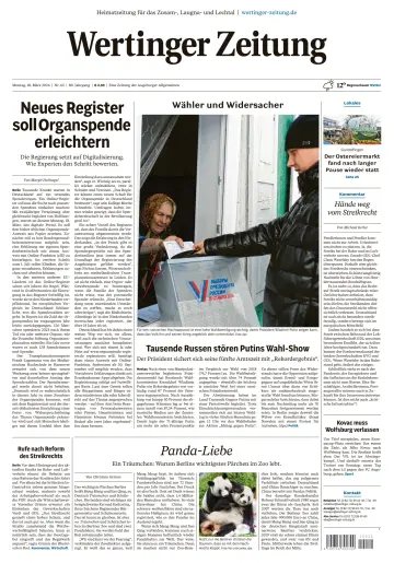 Wertinger Zeitung - 18 Mar 2024