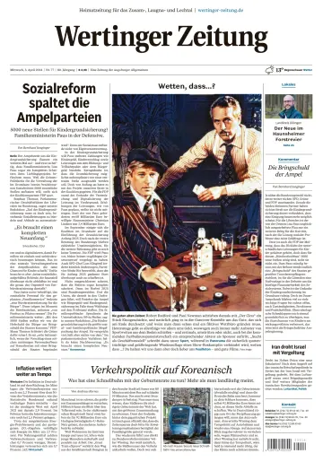 Wertinger Zeitung - 03 apr 2024