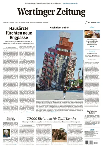 Wertinger Zeitung - 04 abril 2024
