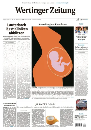 Wertinger Zeitung - 12 abril 2024