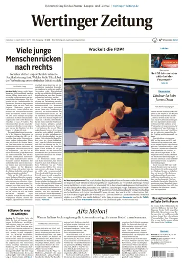 Wertinger Zeitung - 23 avr. 2024