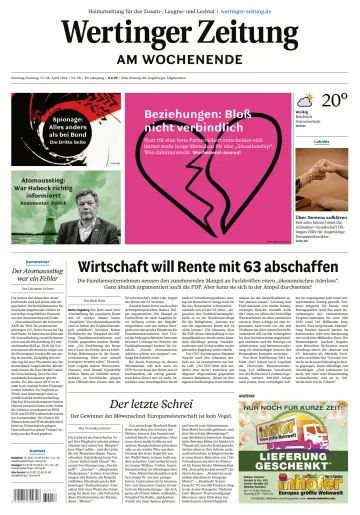 Wertinger Zeitung - 27 Apr 2024