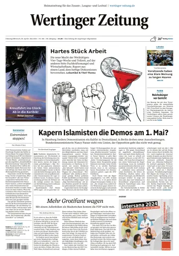 Wertinger Zeitung - 30 Apr 2024