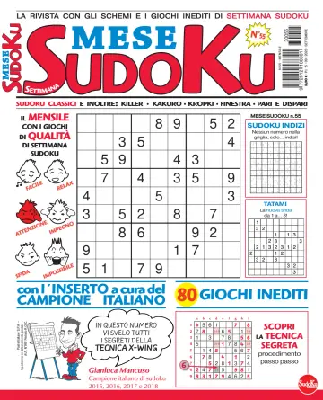 Settimana Sudoku Mese - 15 сен. 2023