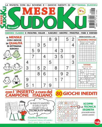 Settimana Sudoku Mese - 13 oct. 2023