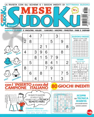 Settimana Sudoku Mese - 15 ноя. 2023