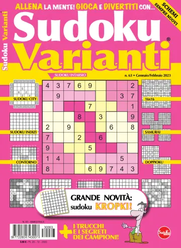 Sudoku Varianti - 20 déc. 2022