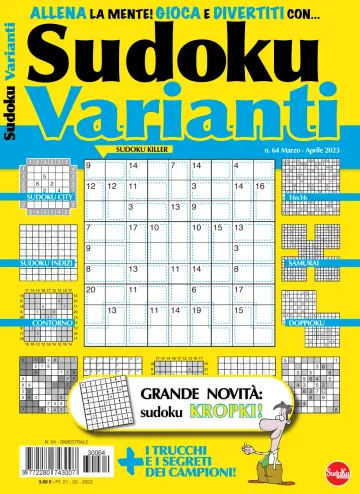 Sudoku Varianti - 21 fev. 2023