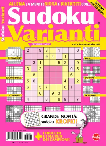 Sudoku Varianti - 10 Aug. 2023