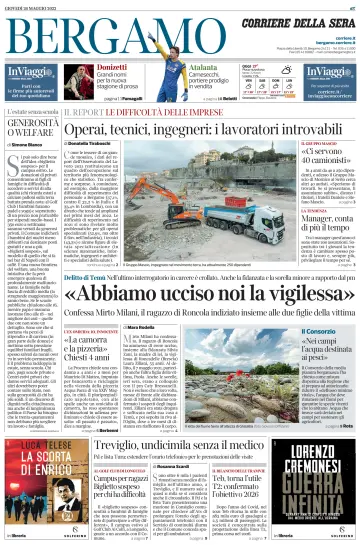 Corriere della Sera (Bergamo) - 26 May 2022