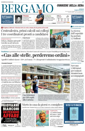 Corriere della Sera (Bergamo) - 29 Jul 2022