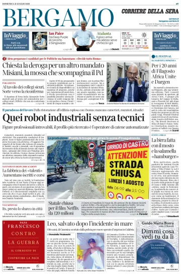 Corriere della Sera (Bergamo) - 31 Jul 2022