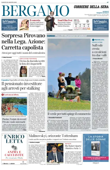 Corriere della Sera (Bergamo) - 20 Aug 2022
