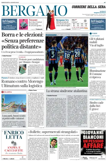 Corriere della Sera (Bergamo) - 24 Aug 2022