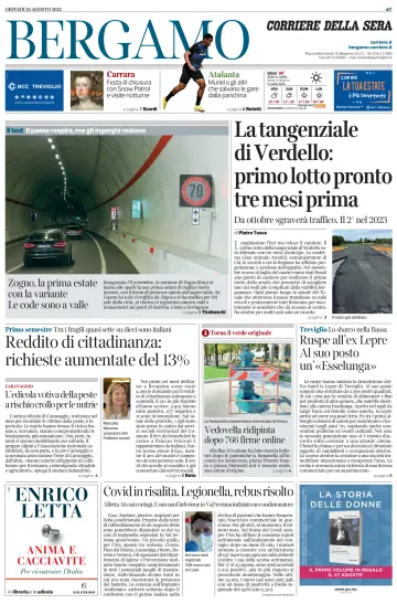 Corriere della Sera (Bergamo) - 25 Aug 2022