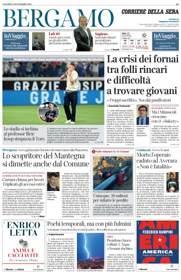 Corriere della Sera (Bergamo) - 2 Sep 2022