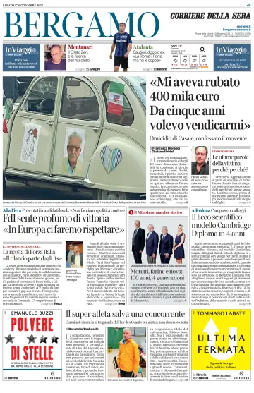 Corriere della Sera (Bergamo) - 17 Sep 2022
