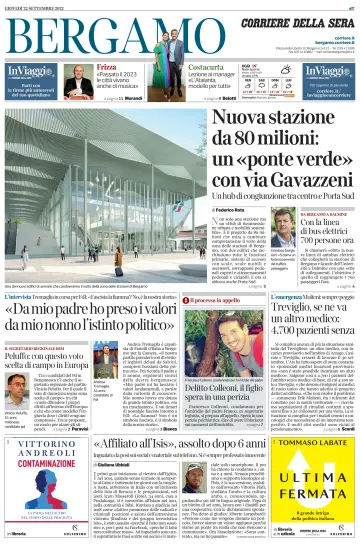 Corriere della Sera (Bergamo) - 22 Sep 2022