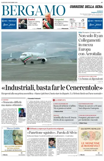 Corriere della Sera (Bergamo) - 6 Dec 2022