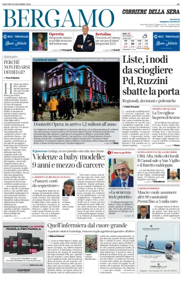 Corriere della Sera (Bergamo) - 22 Dec 2022