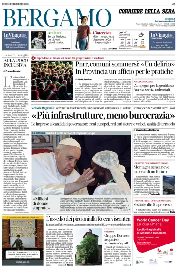 Corriere della Sera (Bergamo) - 2 Feb 2023