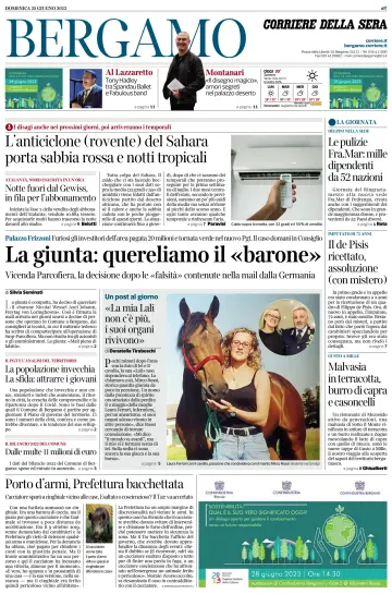 Corriere della Sera (Bergamo) - 25 Jun 2023