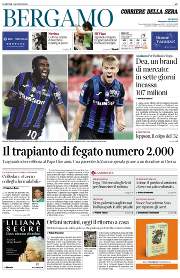 Corriere della Sera (Bergamo) - 1 Aug 2023