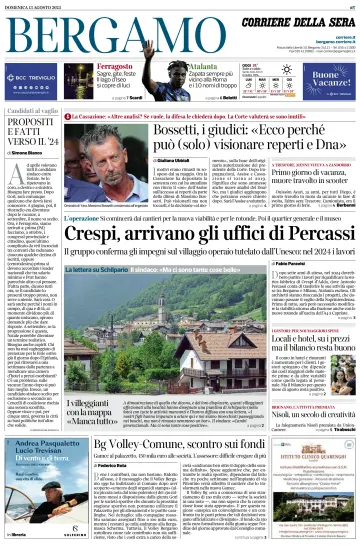 Corriere della Sera (Bergamo) - 13 Aug 2023