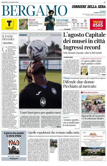 Corriere della Sera (Bergamo) - 20 Aug 2023