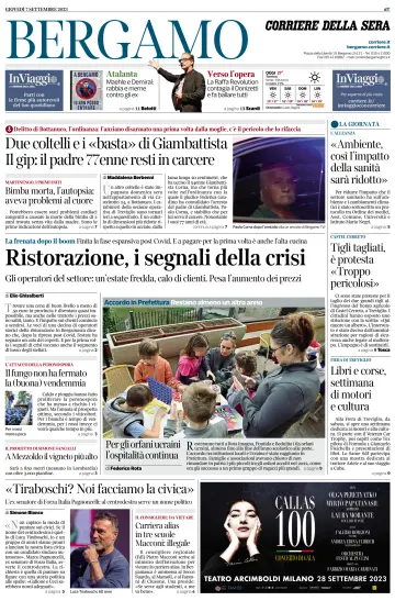 Corriere della Sera (Bergamo) - 7 Sep 2023
