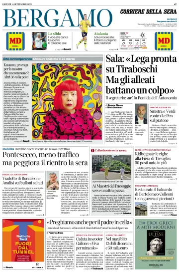 Corriere della Sera (Bergamo) - 14 Sep 2023
