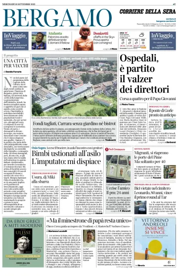 Corriere della Sera (Bergamo) - 20 Sep 2023