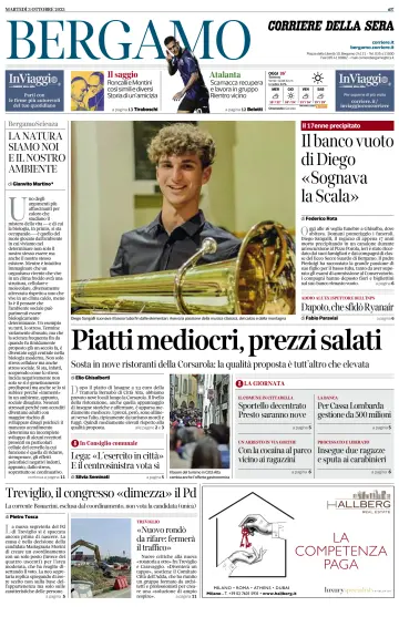Corriere della Sera (Bergamo) - 3 Oct 2023