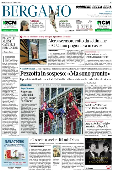 Corriere della Sera (Bergamo) - 17 Dec 2023