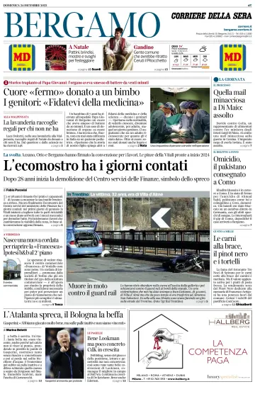 Corriere della Sera (Bergamo) - 24 Dec 2023