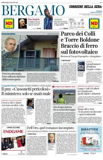 Corriere della Sera (Bergamo) - 3 Jan 2024