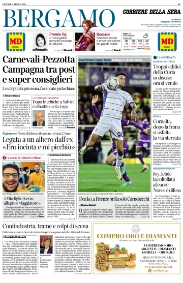 Corriere della Sera (Bergamo) - 4 Apr 2024