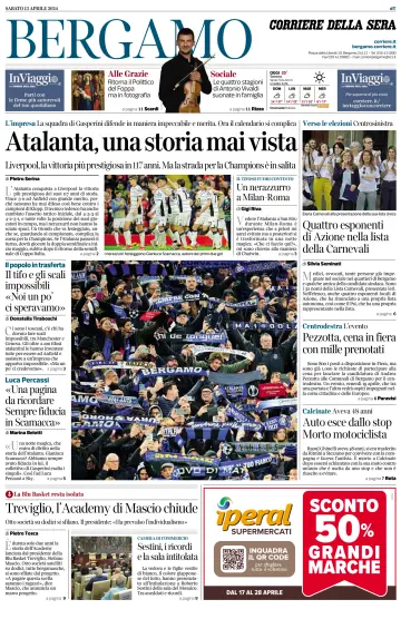 Corriere della Sera (Bergamo) - 13 Apr. 2024