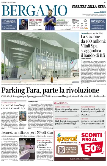 Corriere della Sera (Bergamo) - 27 апр. 2024