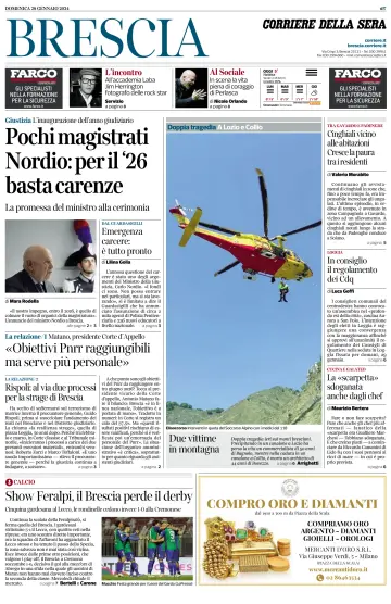 Corriere della Sera (Brescia) - 28 Jan 2024