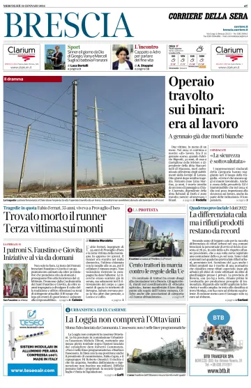 Corriere della Sera (Brescia) - 31 Jan 2024