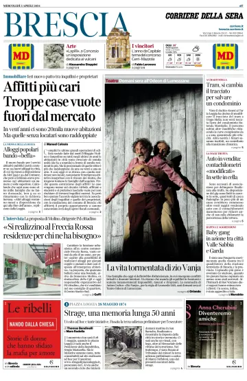 Corriere della Sera (Brescia) - 3 Apr 2024