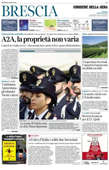 Corriere della Sera (Brescia) - 25 Aib 2024