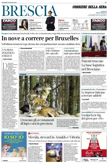 Corriere della Sera (Brescia) - 3 May 2024