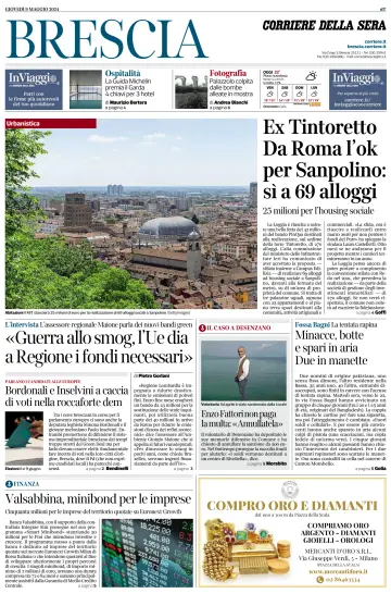 Corriere della Sera (Brescia) - 9 May 2024