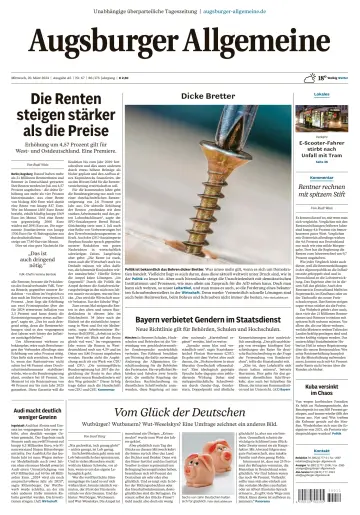 Augsburger Allgemeine (Ausgabe Stadt) - 20 Mar 2024