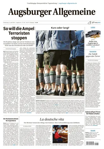 Augsburger Allgemeine (Ausgabe Stadt) - 11 Apr 2024