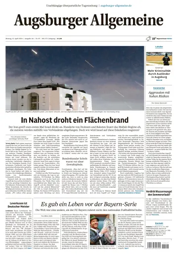 Augsburger Allgemeine (Ausgabe Stadt) - 15 4월 2024