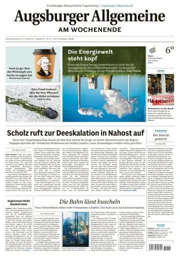 Augsburger Allgemeine (Ausgabe Stadt) - 20 4月 2024