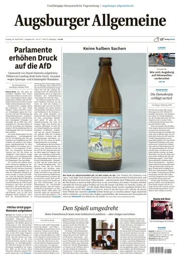 Augsburger Allgemeine (Ausgabe Stadt) - 26 四月 2024
